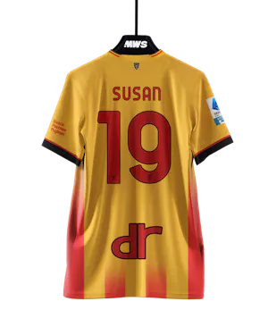 Lameck Banda US Lecce shirt