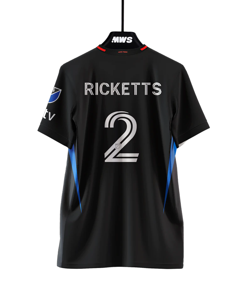 Jamar Ricketts San Jose Earthquakes jersey