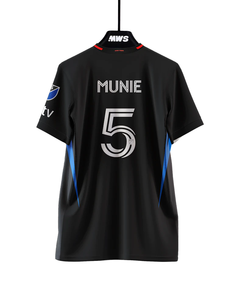 San Jose Earthquakes 팀의 Daniel Munie 셔츠