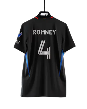 San Jose Earthquakes 팀의 Dave Romney 셔츠