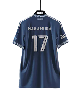 来自Vancouver Whitecaps FC的Kenji Giovanni Cabrera Nakamura球衣