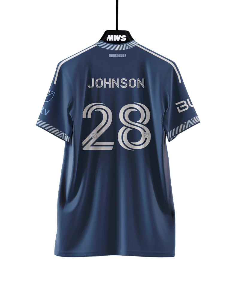 Tate Johnson Vancouver Whitecaps FC shirt