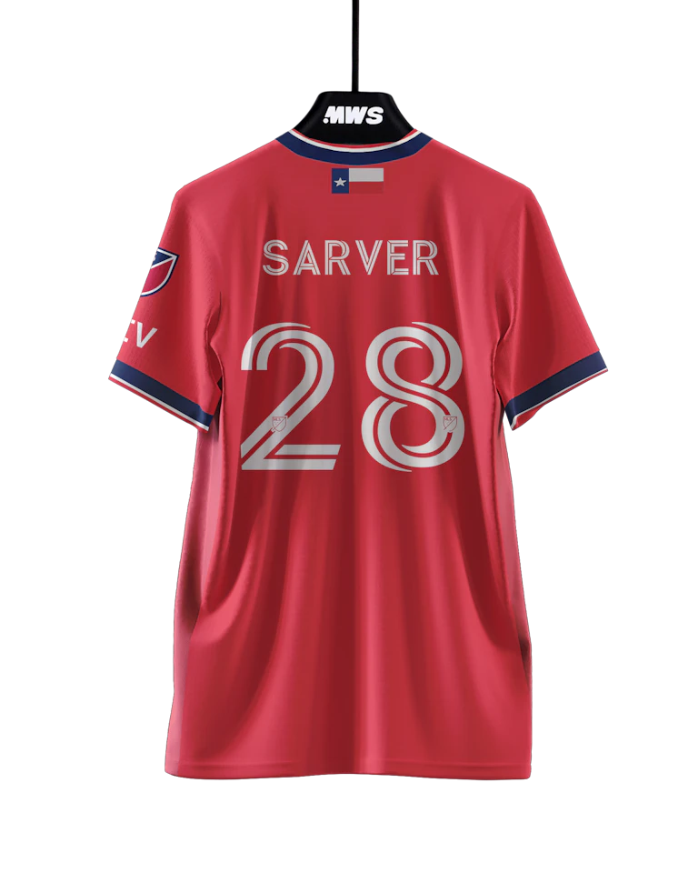 Sam Sarver FC Dallas shirt
