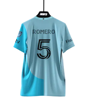 来自Minnesota United的Nicolás Romero球衣