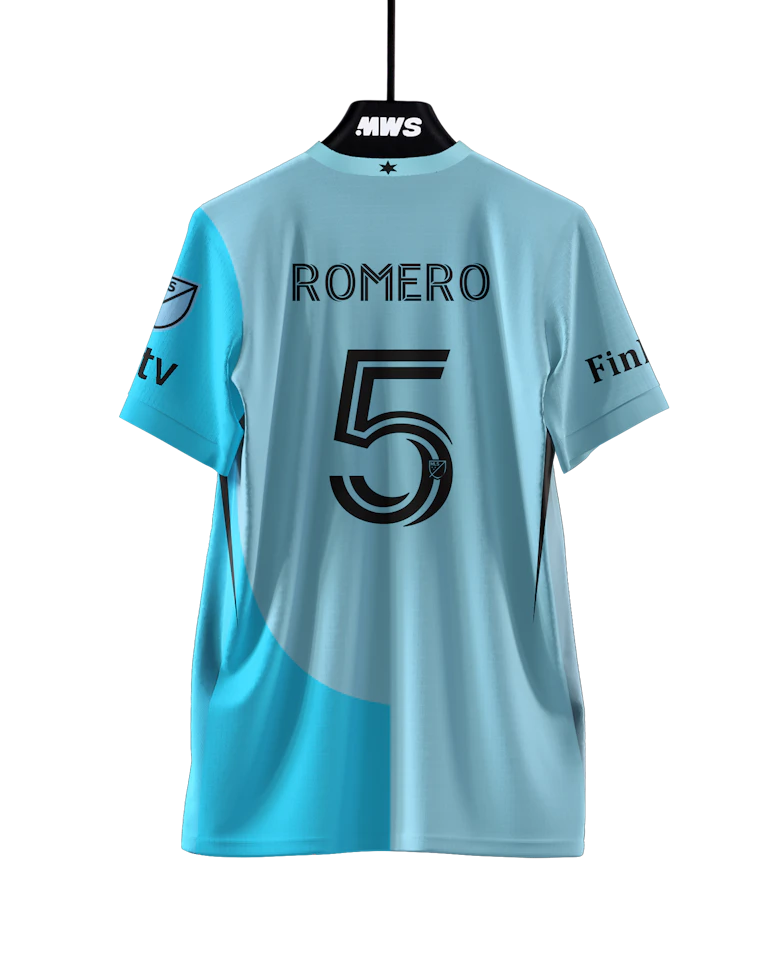 来自Minnesota United的Nicolás Romero球衣