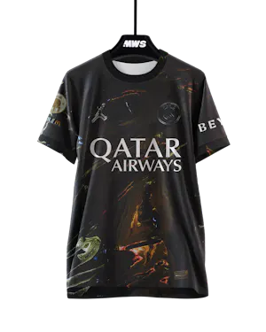 Paris Saint-Germain 팀의 Désiré Doué 셔츠
