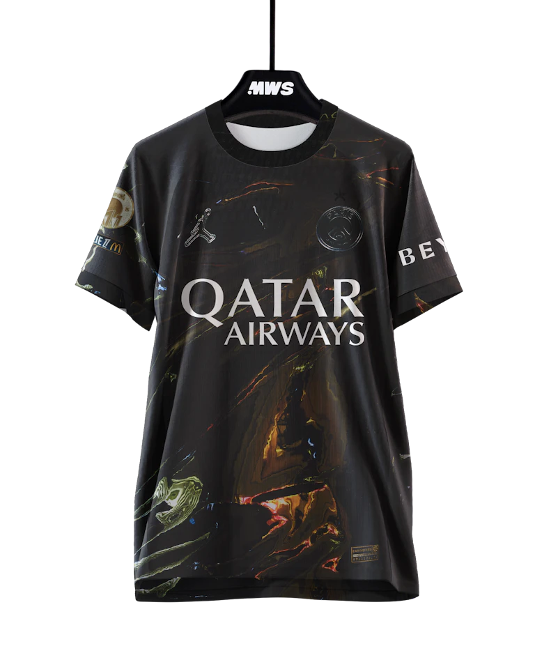 Paris Saint-Germain 팀의 Désiré Doué 셔츠