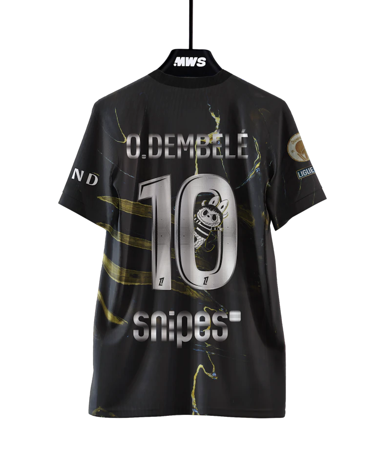 Paris Saint-Germain 팀의 Ousmane Dembélé 셔츠