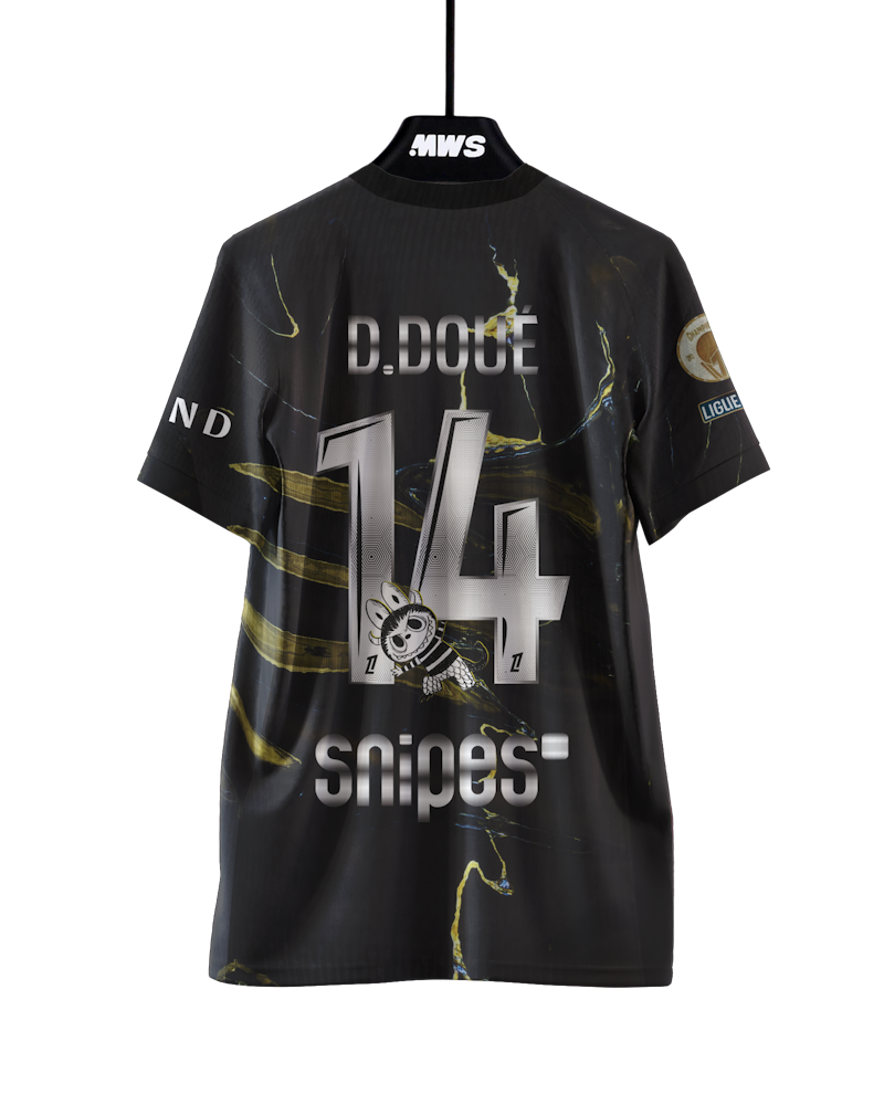Désiré Doué | RC Lens - Paris Saint-Germain | MatchWornShirt
