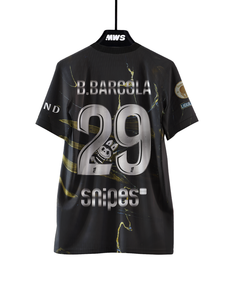 Bradley Barcola | RC Lens - Paris Saint-Germain | MatchWornShirt