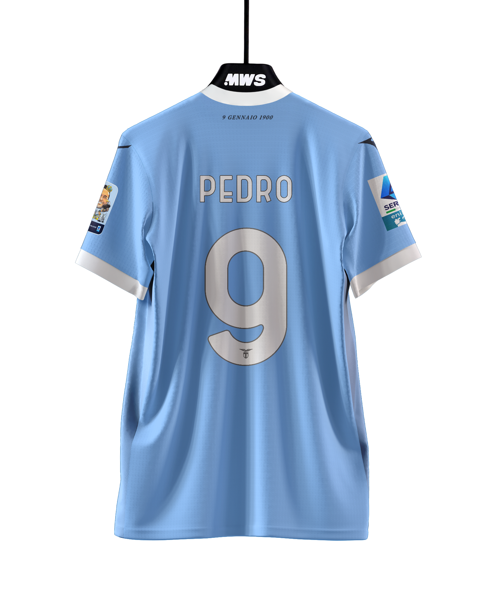 Pedro | SS Lazio - Pisa SC | MatchWornShirt