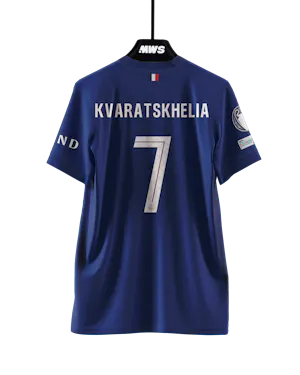 Khvicha Kvaratskhelia Paris Saint-Germain shirt
