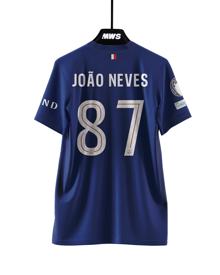 João Neves Paris Saint-Germain shirt