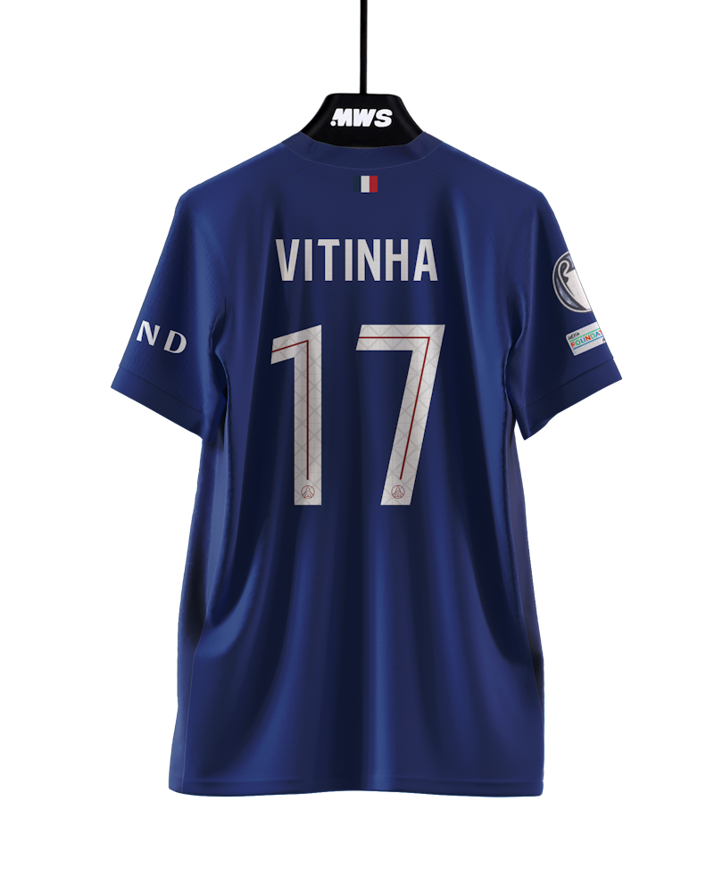 Vitinha | Paris Saint Germain - Arsenal | MatchWornShirt