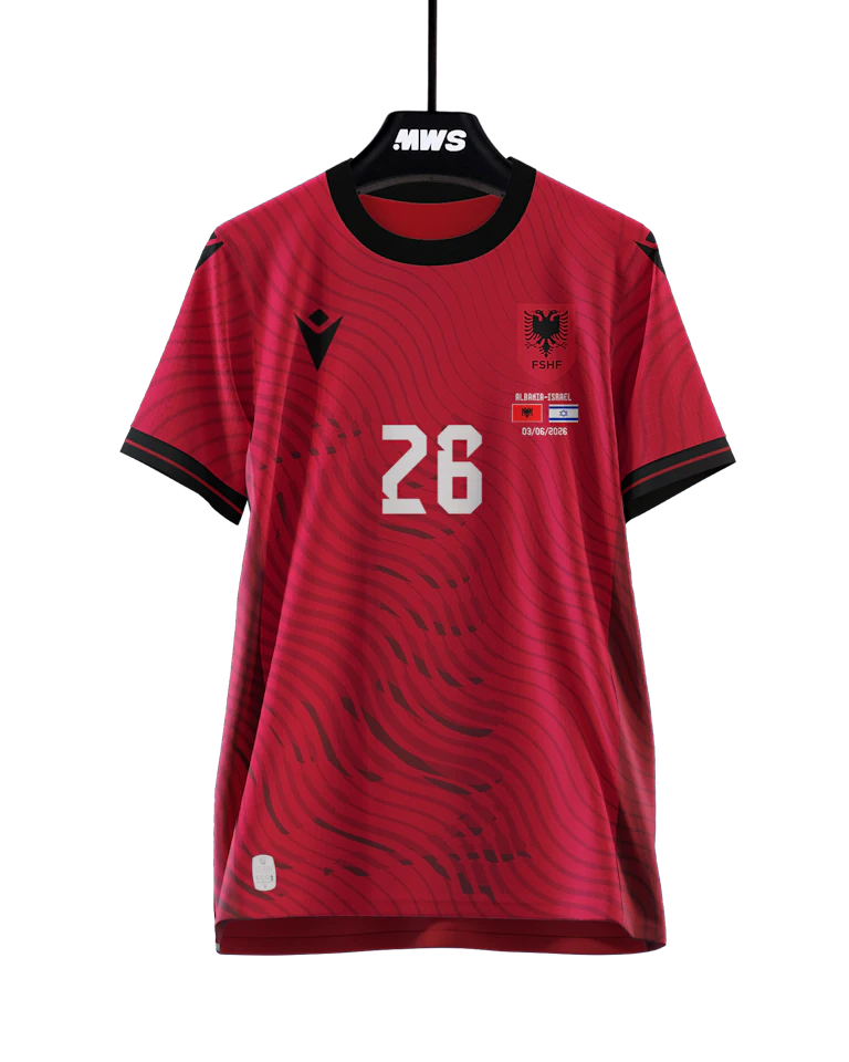 Bujar Pllana Albania jersey