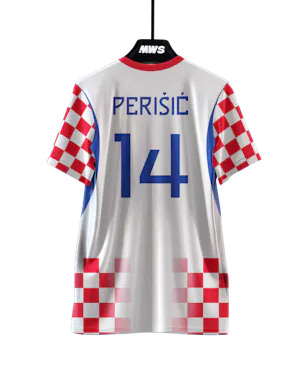 Ivan Perišić Croácia camisa.