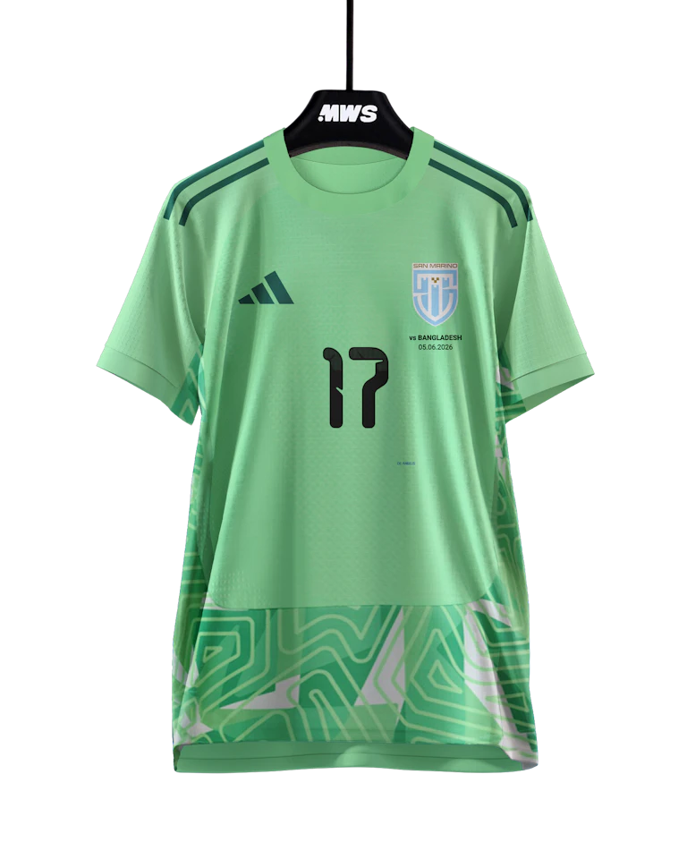 Mirco De Angelis San Marino camisa.