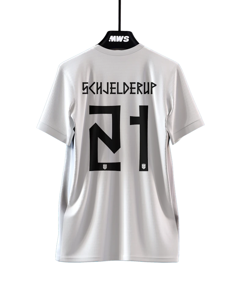 Andreas Schjelderup Norway shirt