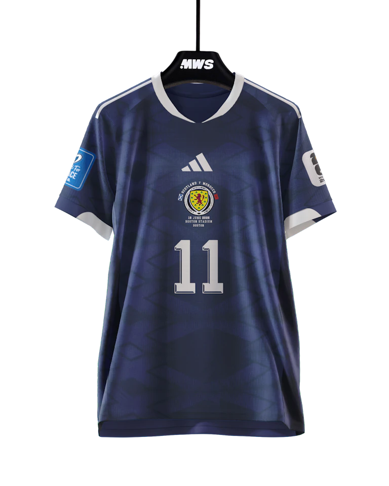Scotland 팀의 Ryan Christie 셔츠