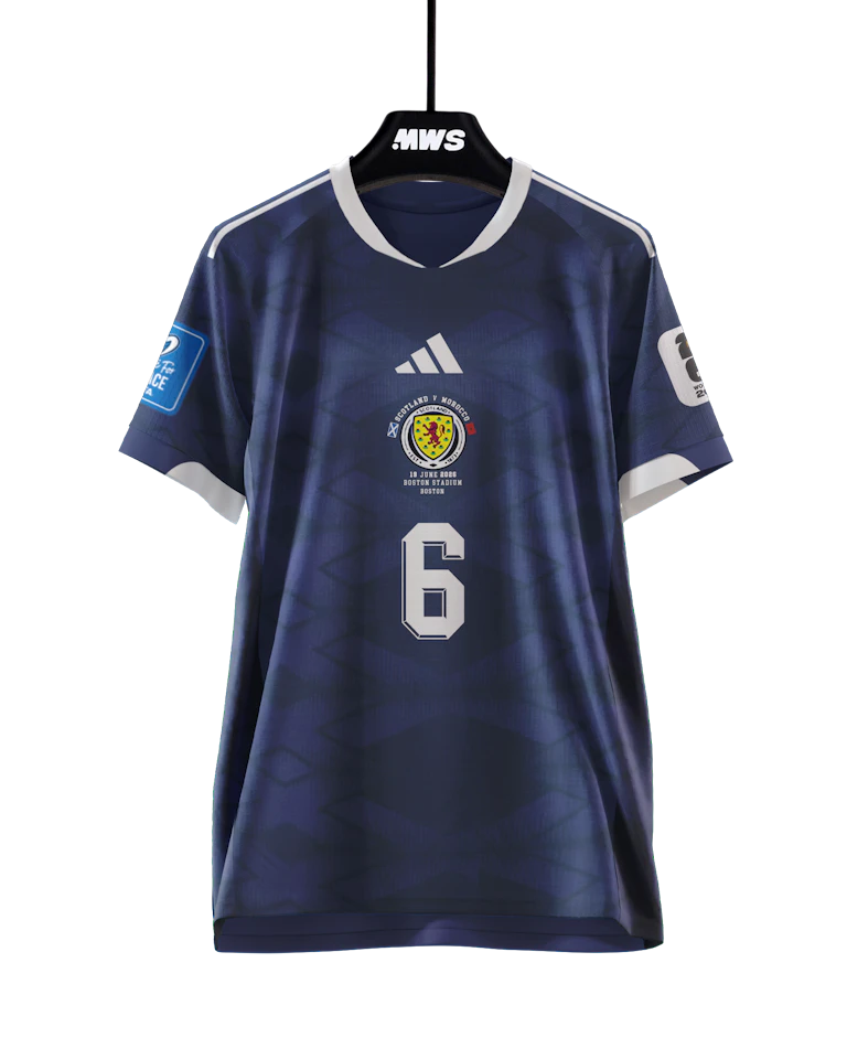 Scotland 팀의 Kieran Tierney 셔츠