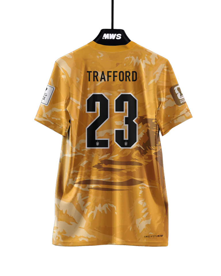 マンチェスター・ユナイテッド ゴールドシャツ James Trafford | England - Croatia | MatchWornShirt