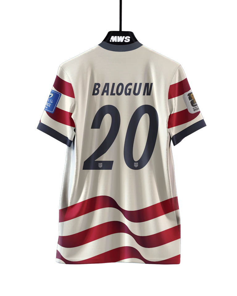 United States 팀의 Folarin Balogun 셔츠