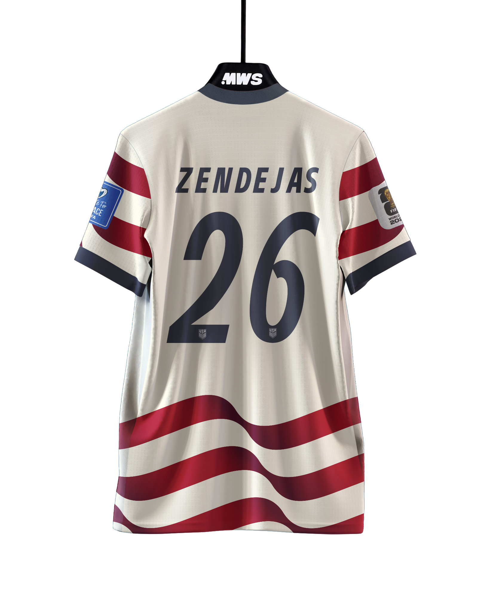 Alejandro Zendejas | United States - Australia | MatchWornShirt