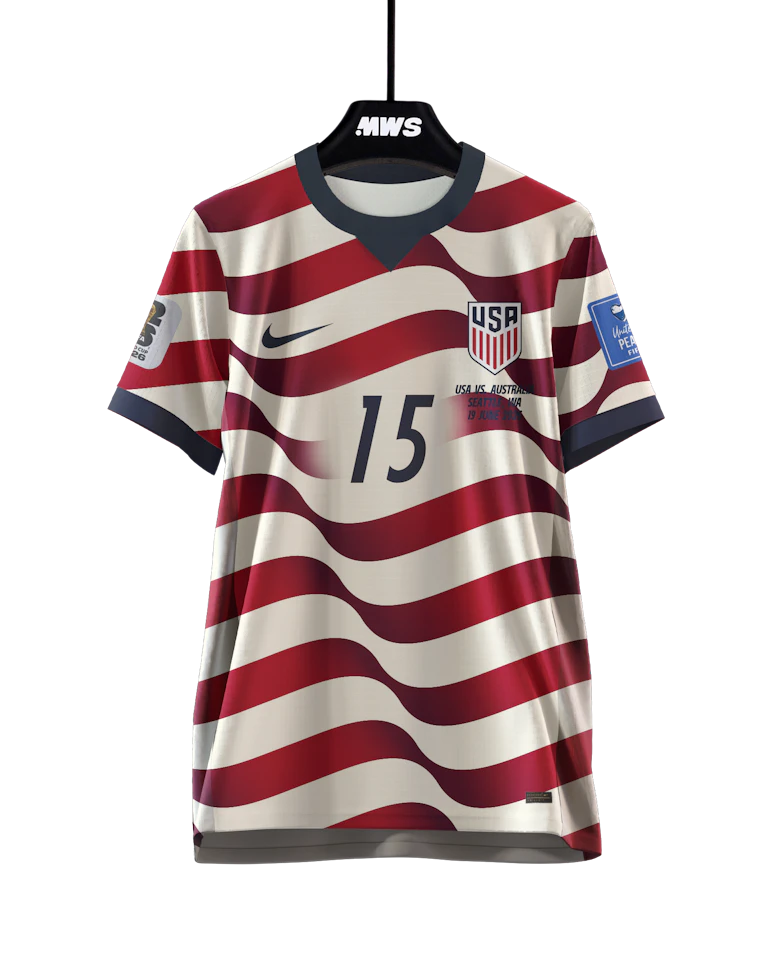 Cristian Roldan | United States - Australia | MatchWornShirt