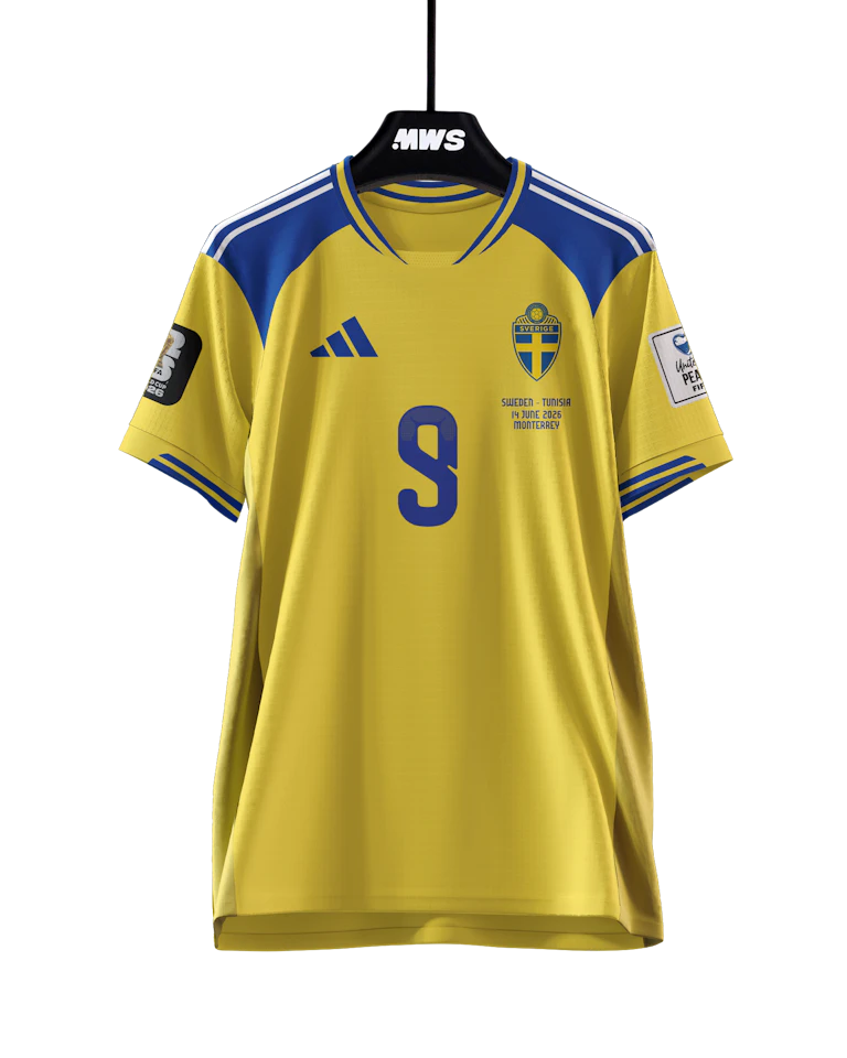 Alexander Isak | Sweden - Tunisia | MatchWornShirt