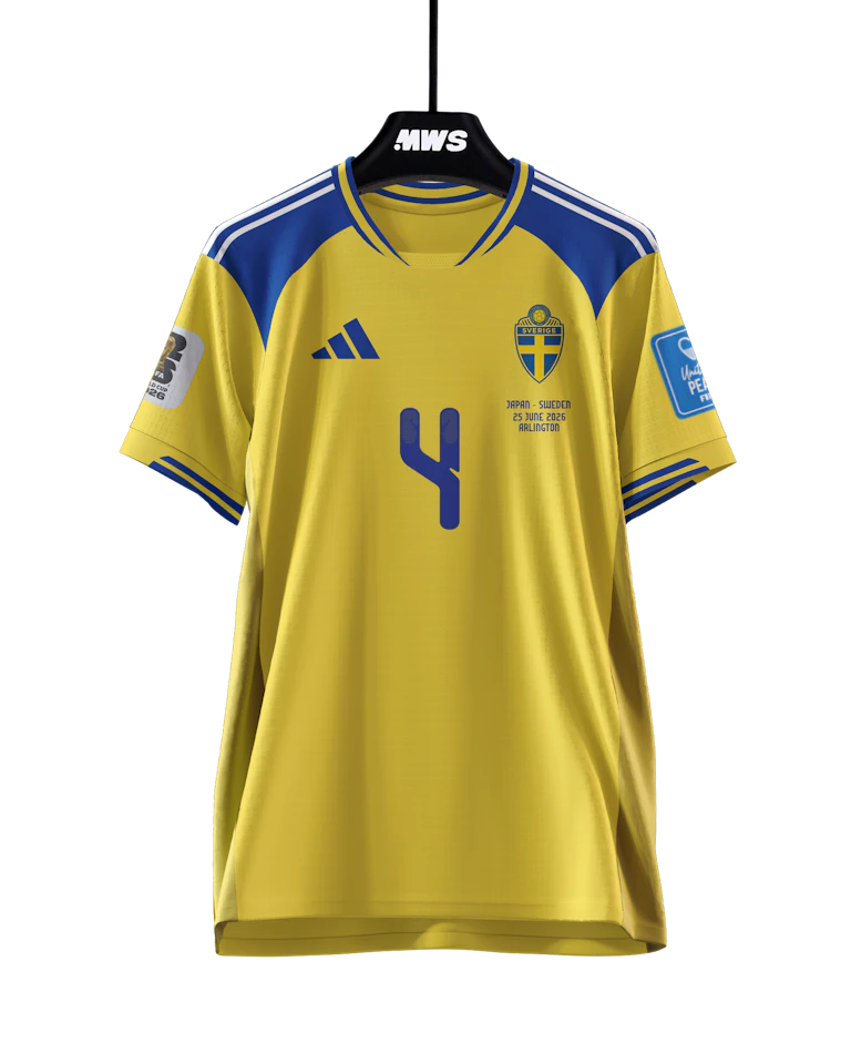 Isak Hien | Japan - Sweden | MatchWornShirt