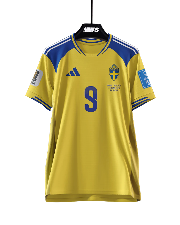 Alexander Isak | Japan - Sweden | MatchWornShirt