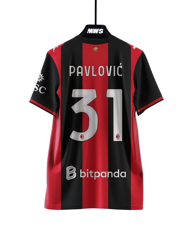 Strahinja Pavlović AC Milan jersey