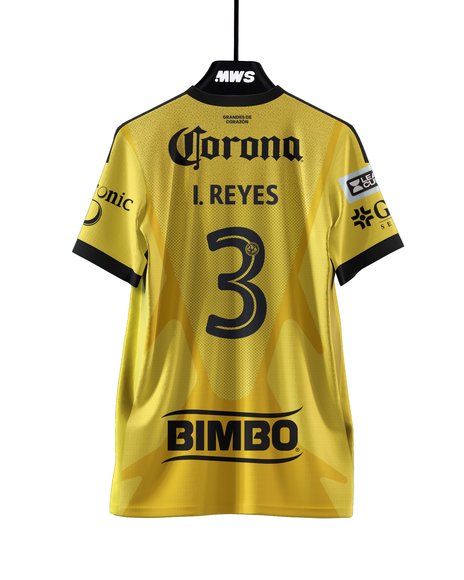 Israel Reyes Club América shirt