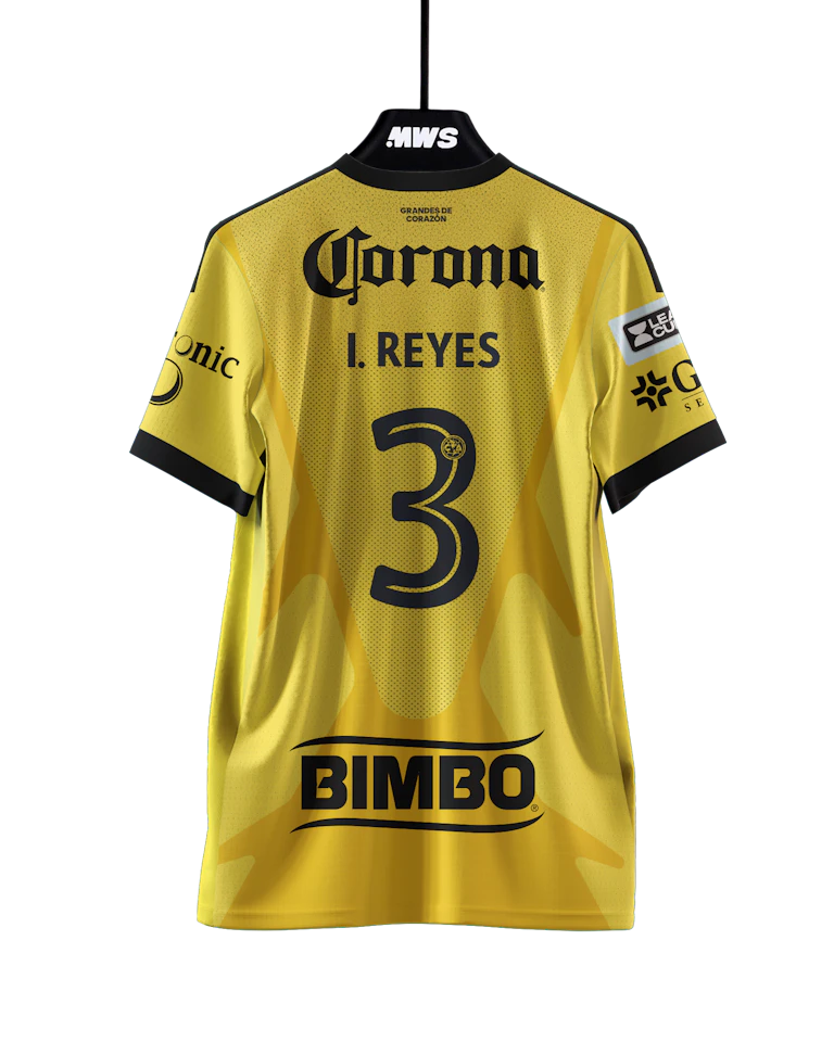Israel Reyes Club América shirt