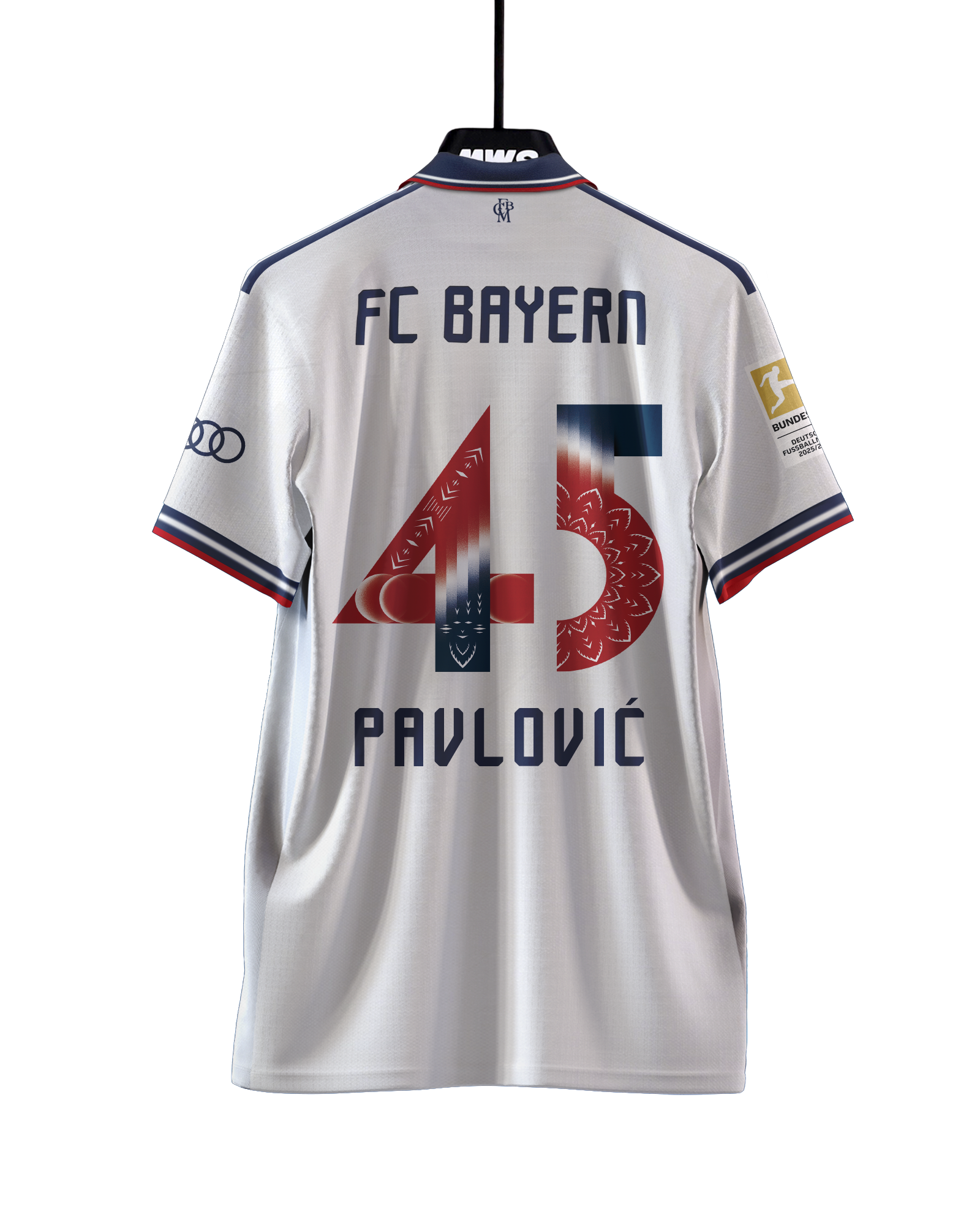 Aleksandar Pavlović FC Bayern München shirt