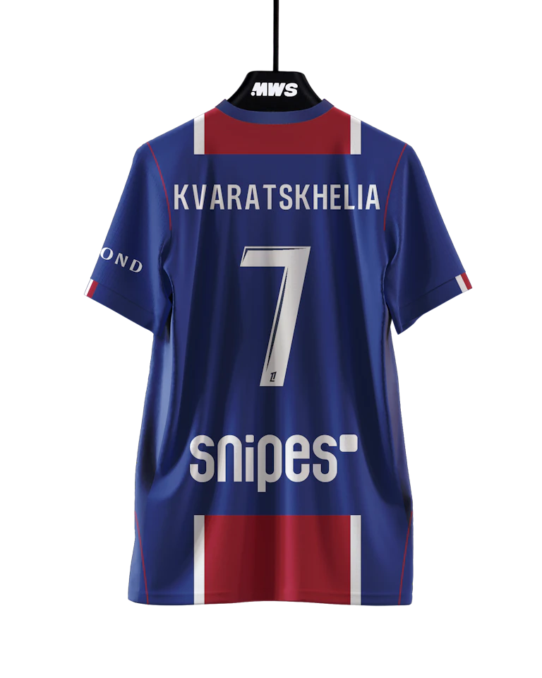 Maillot de Khvicha Kvaratskhelia (Paris Saint-Germain)
