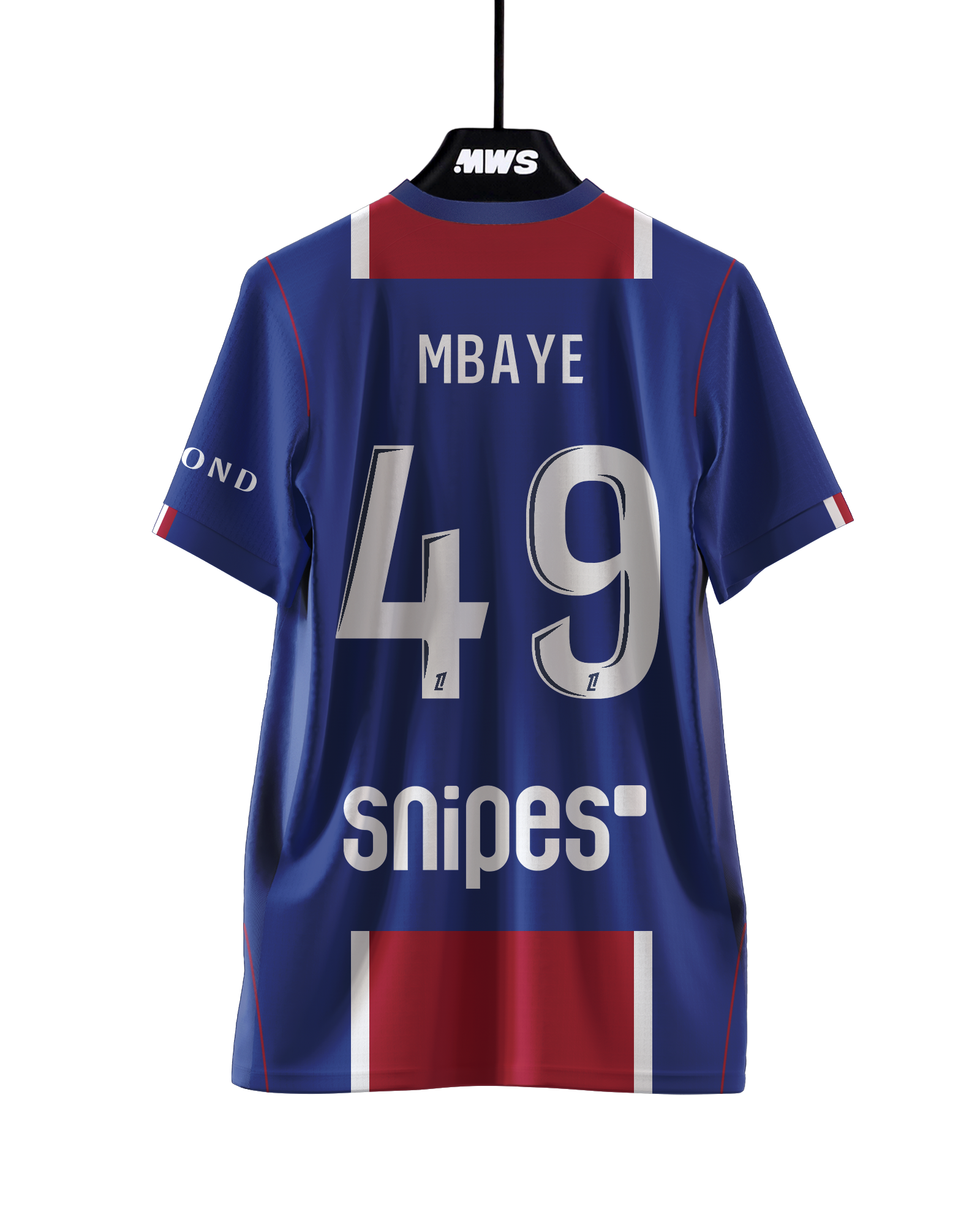 Maillot de Ibrahim Mbaye (Paris Saint-Germain)