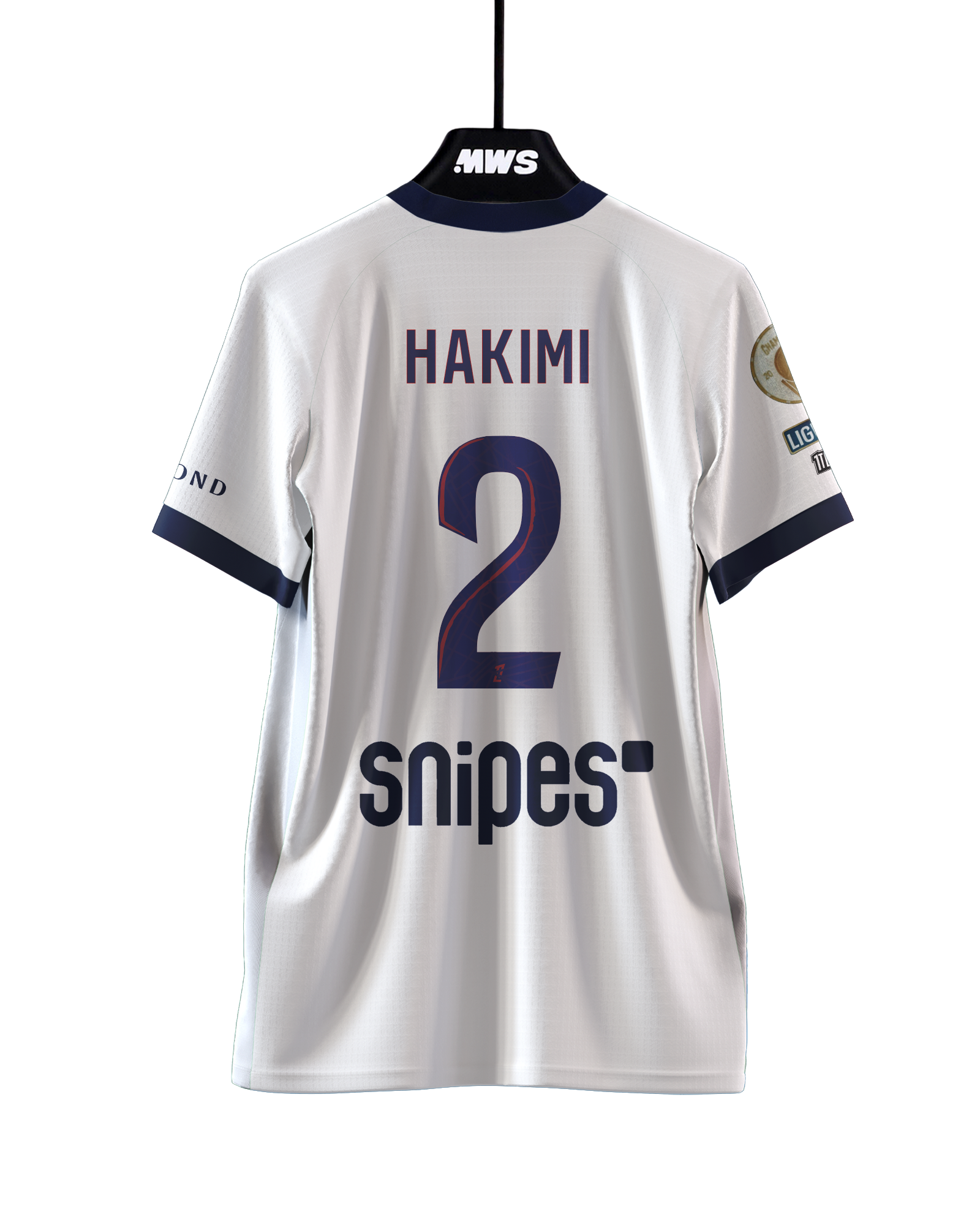 Achraf Hakimi | Rennes - Paris Saint Germain | MatchWornShirt