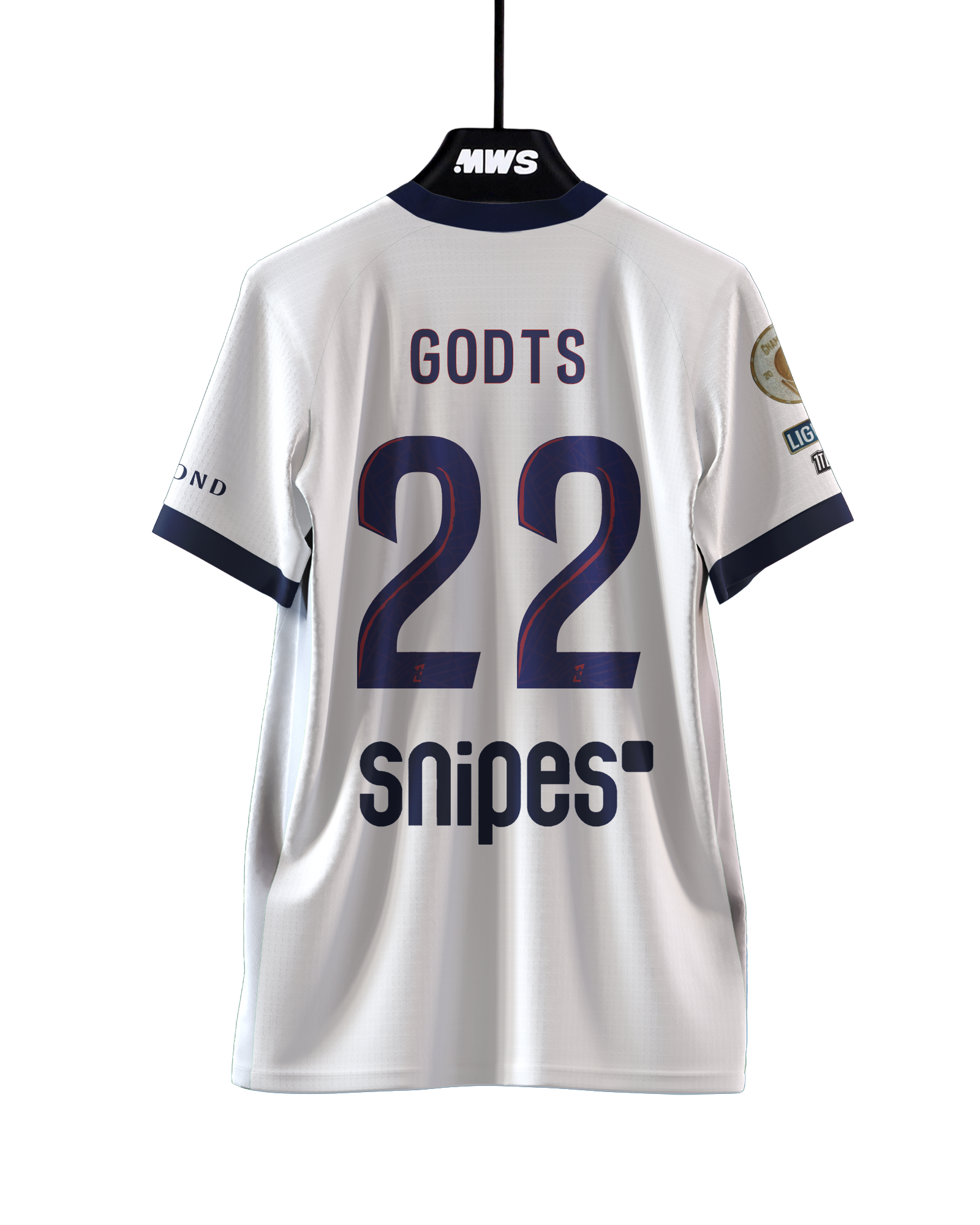 Mika Godts Paris Saint-Germain jersey