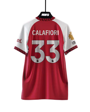 Riccardo Calafiori Arsenal shirt