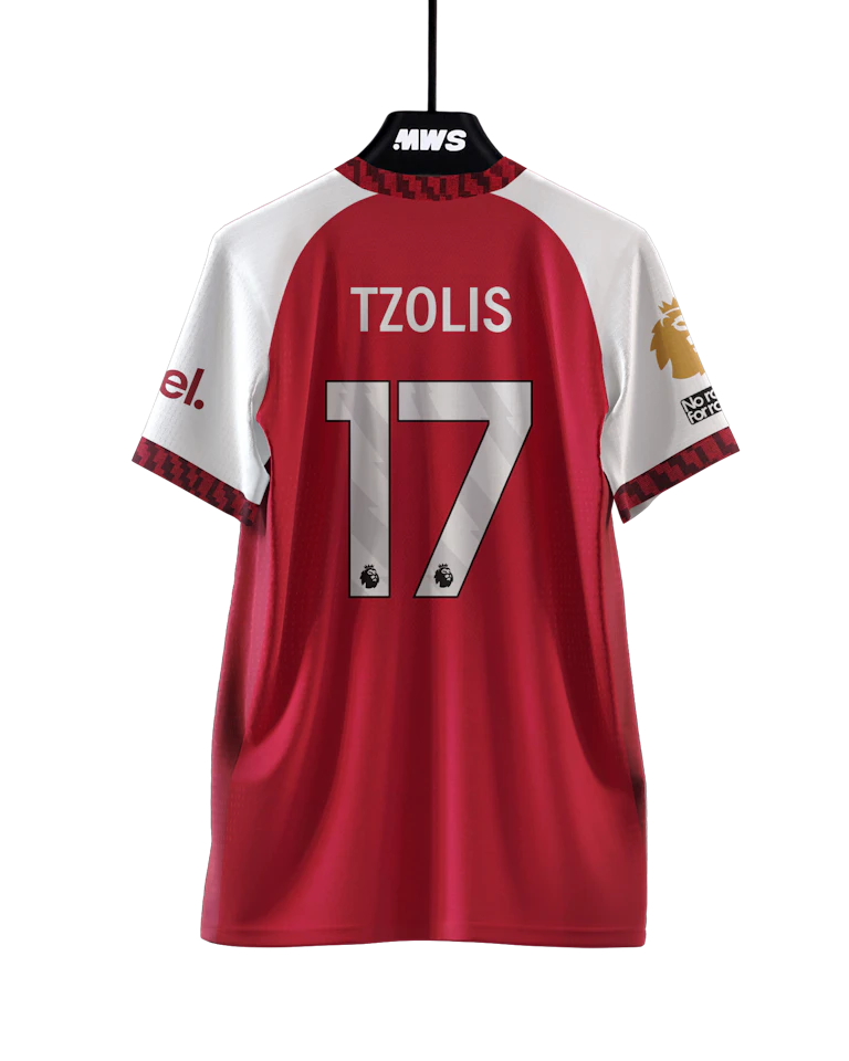 Christos Tzolis Arsenal shirt