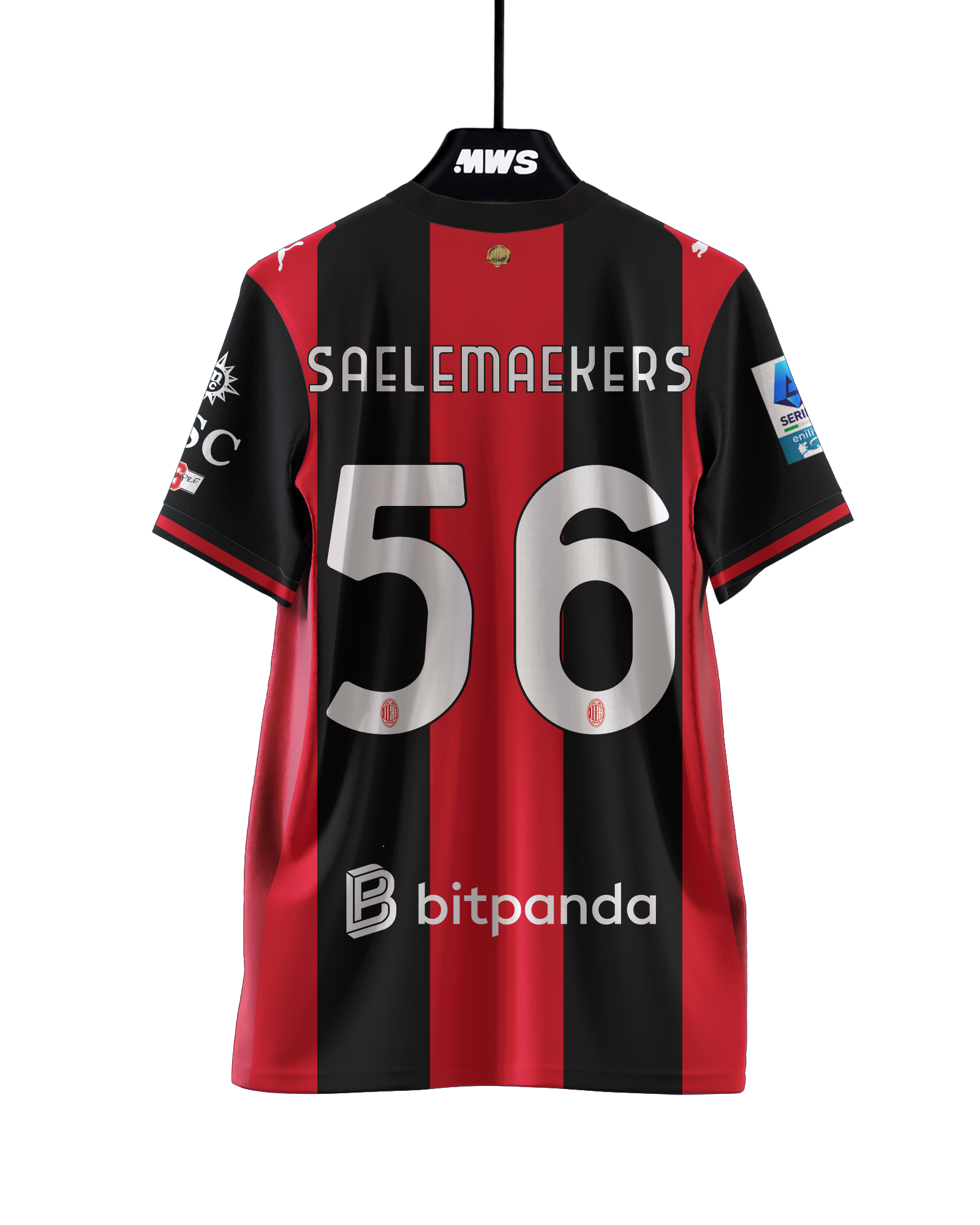 Alexis Saelemaekers | AC Milan - Venezia FC | MatchWornShirt