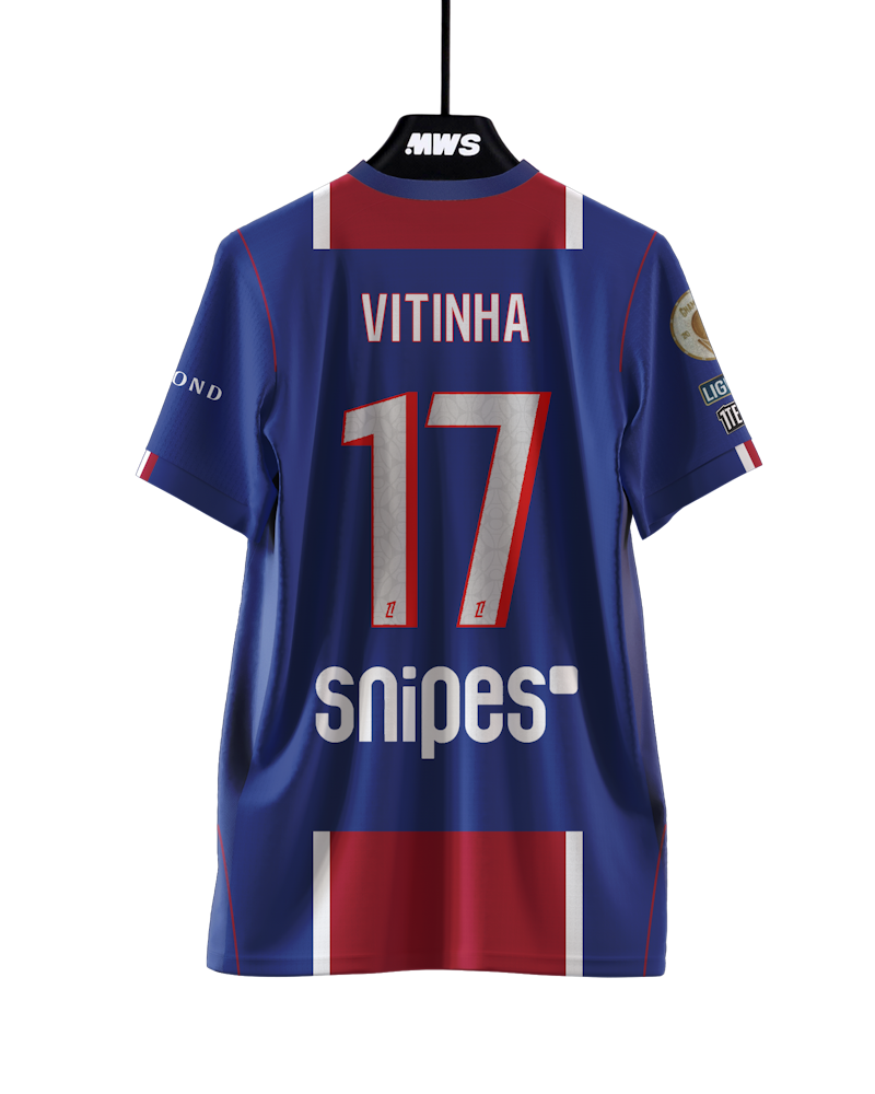 Vitinha | Paris Saint-Germain - AS Monaco | MatchWornShirt