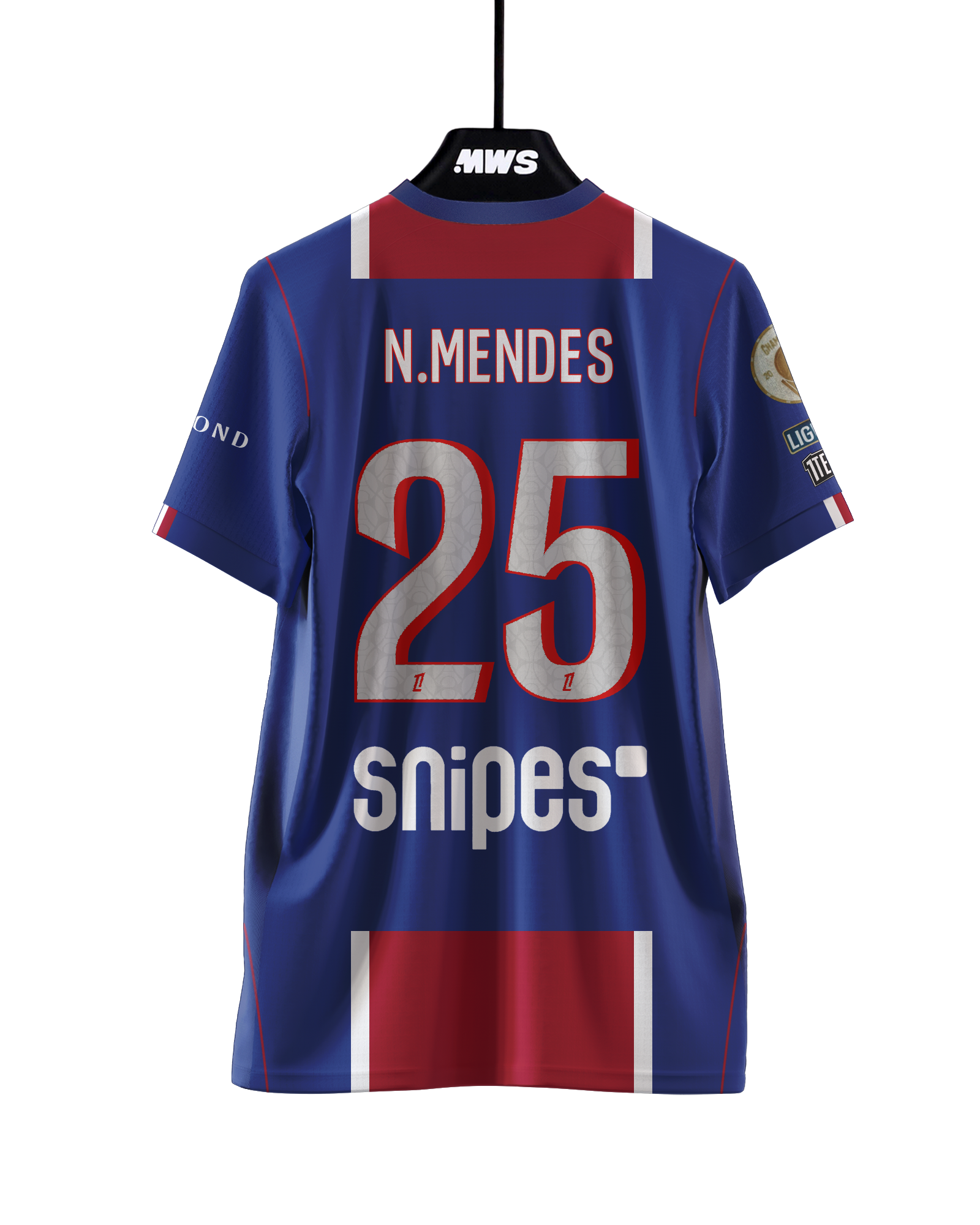 Maillot de Nuno Mendes (Paris Saint-Germain)