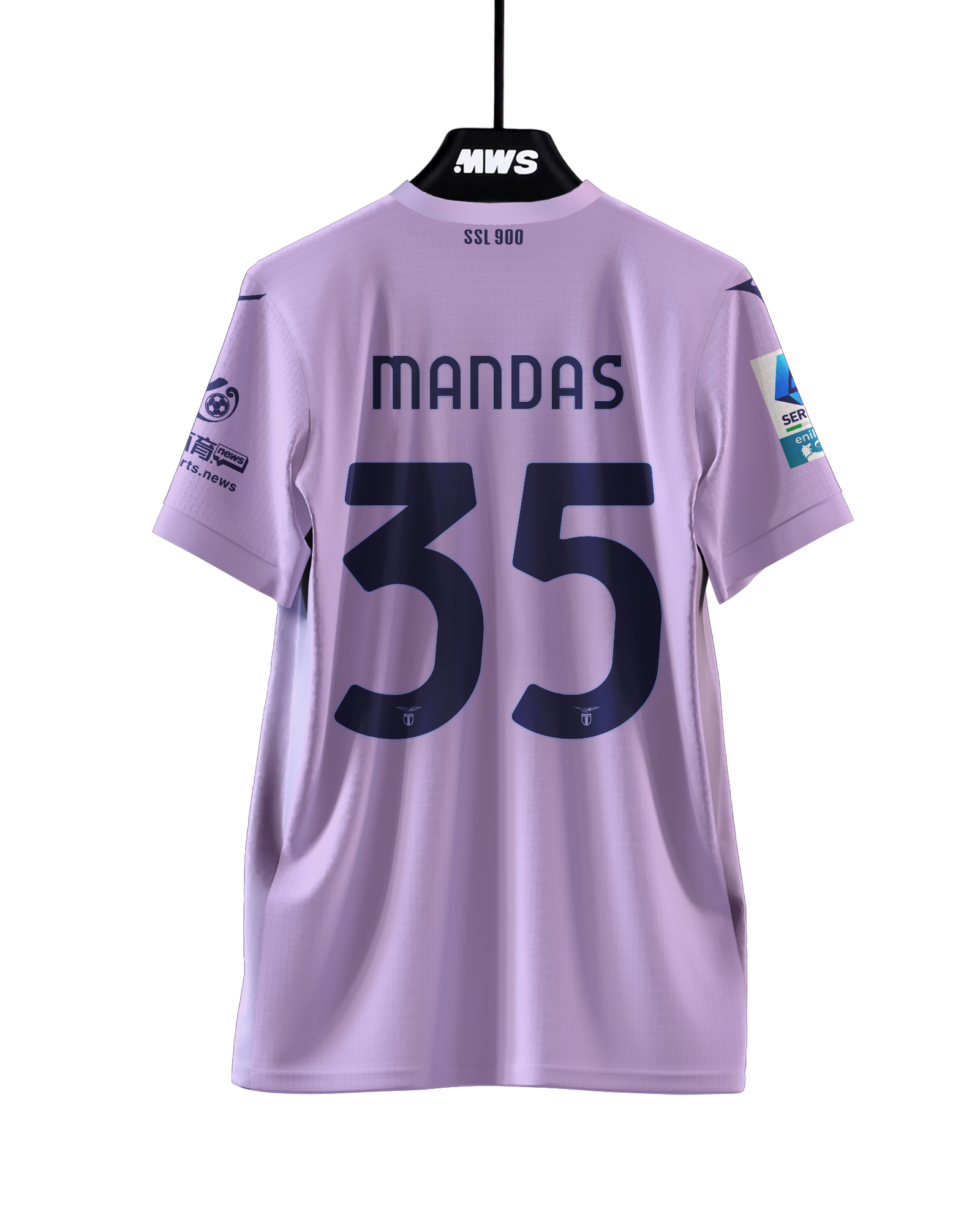 Christos Mandas S.S. Lazio jersey