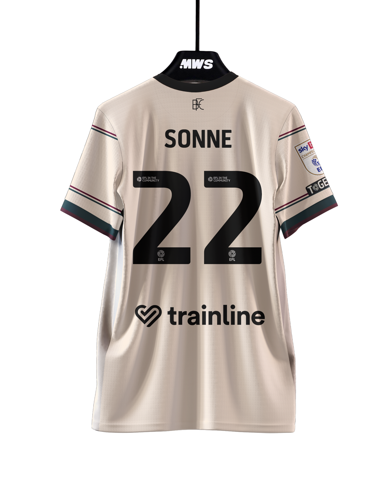 Burnley バーンリークリスウッド　直筆サイン入り 11 Official Burnley Soccer Game-Worn Jerseys Auctions - MatchWornShirt
