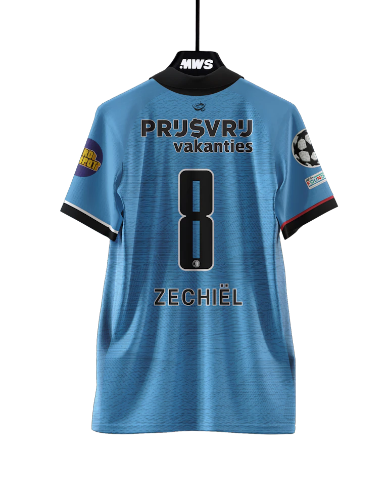 Gjivai Zechiël | FC Barcelona - Feyenoord | MatchWornShirt