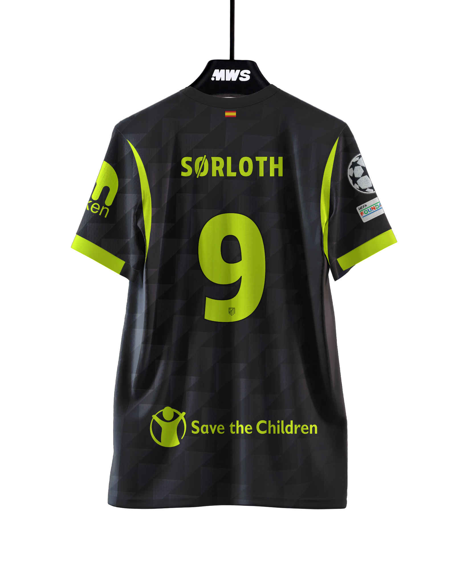 Alexander Sørloth Atlético de Madrid shirt