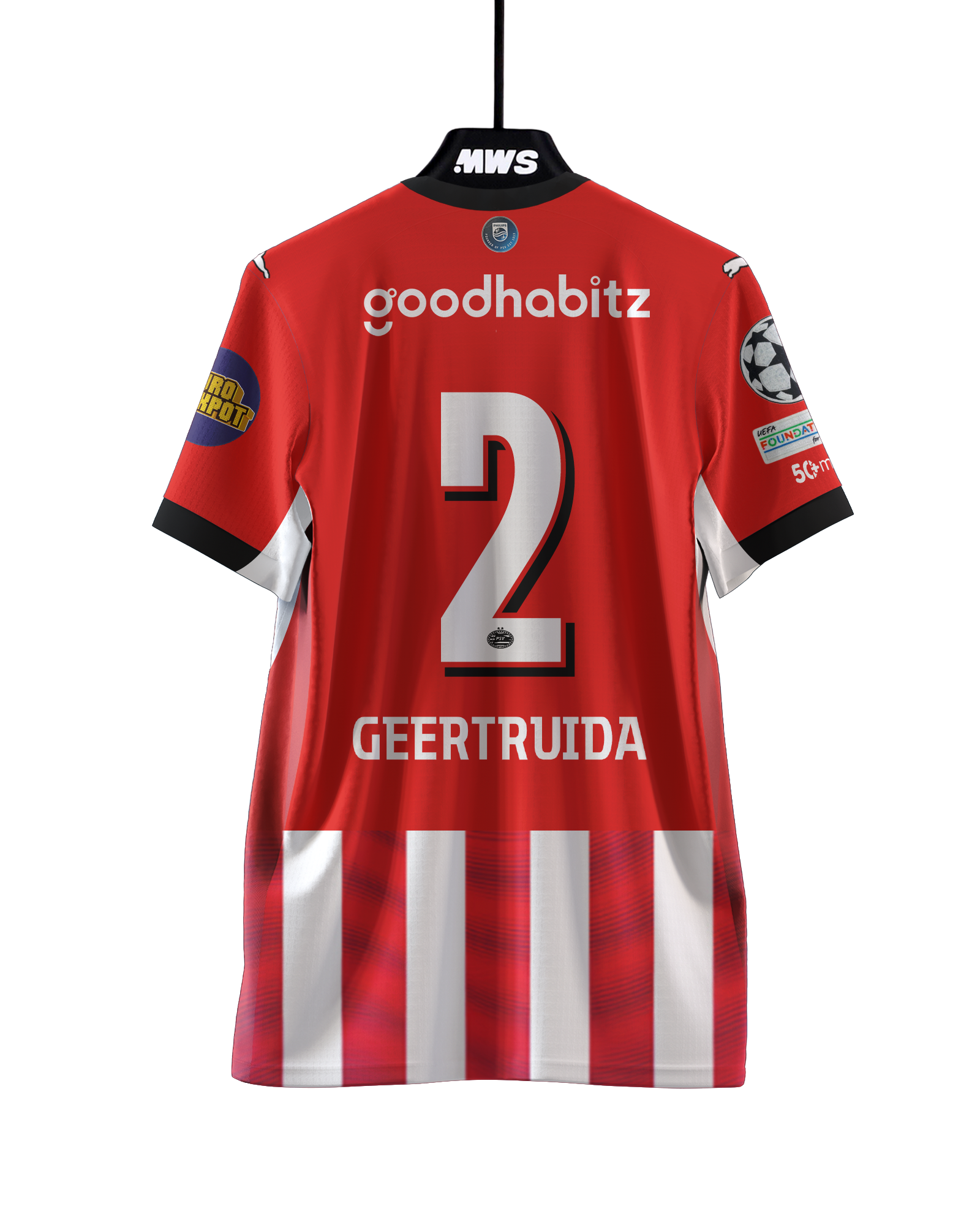 Lutsharel Geertruida PSV jersey