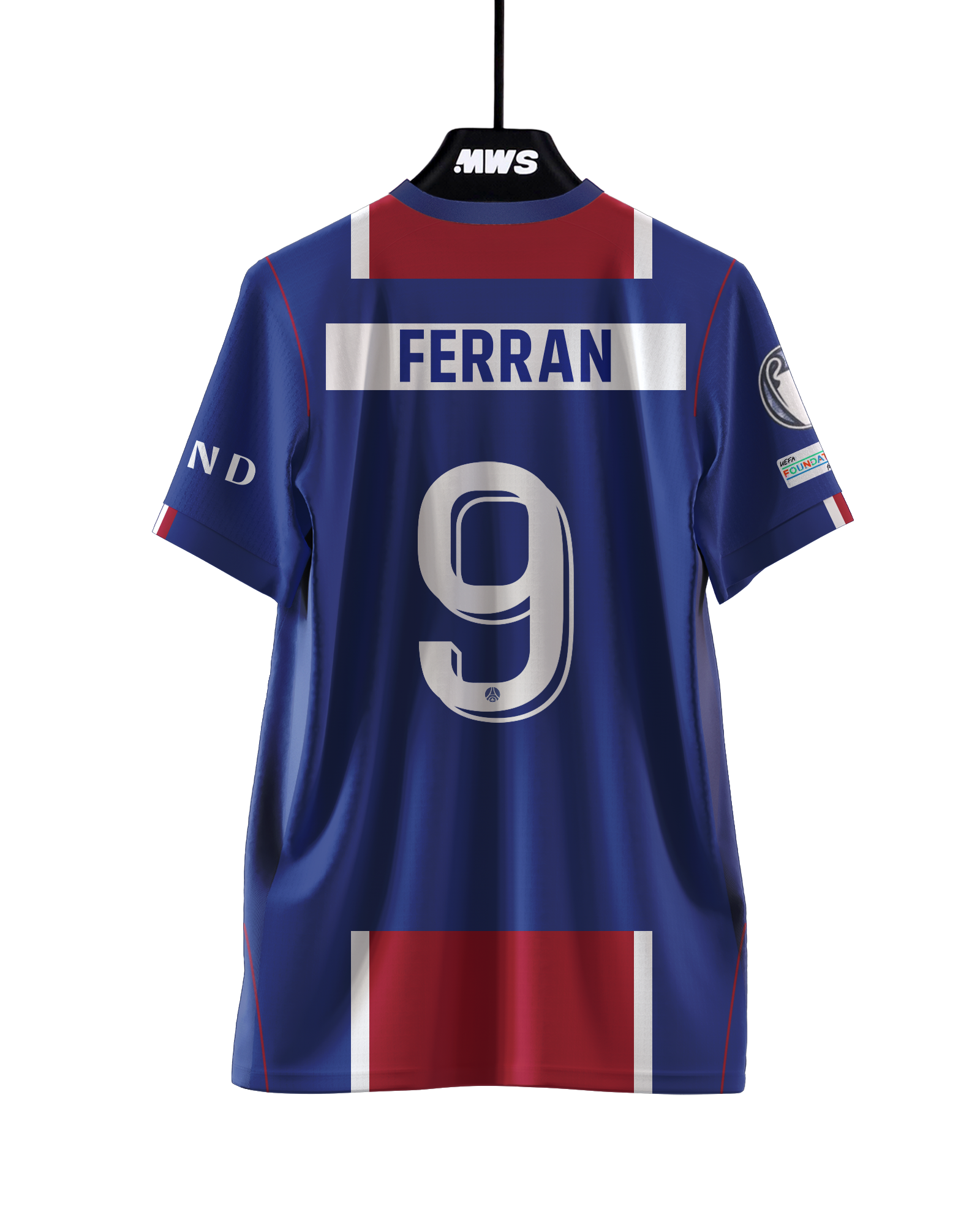 Ferrán Torres Paris Saint-Germain shirt